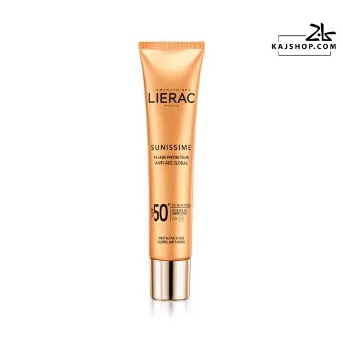 کرم ضد آفتاب ضد چروک بی رنگ لیراک SPF50