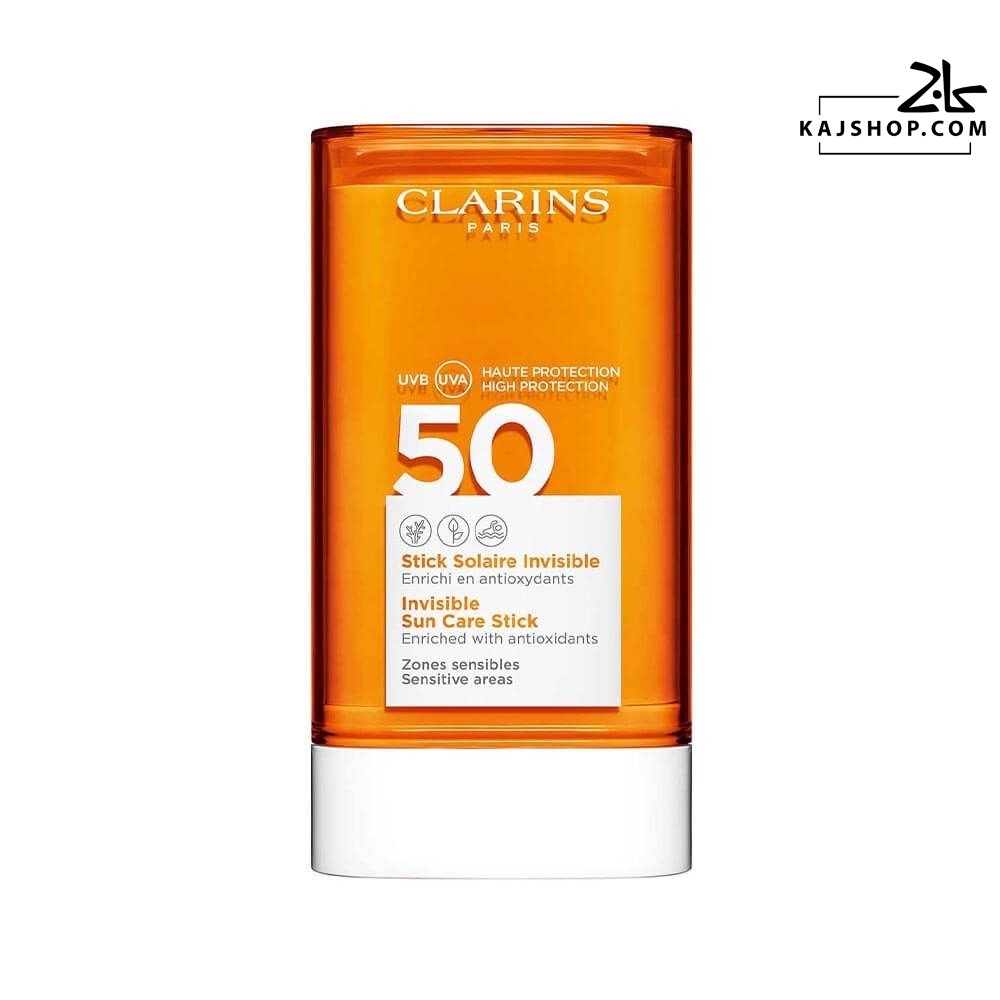 ضد آفتاب استیکی بی رنگ کلارنس SPF 50