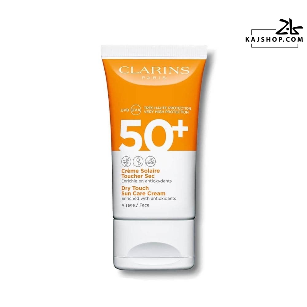 ضد آفتاب درای تاچ بی رنگ کلارنس SPF50