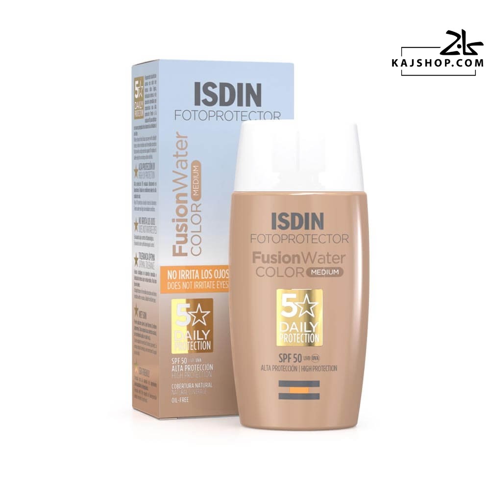 ضد آفتاب رنگی فیوژن واتر ایزدین SPF50