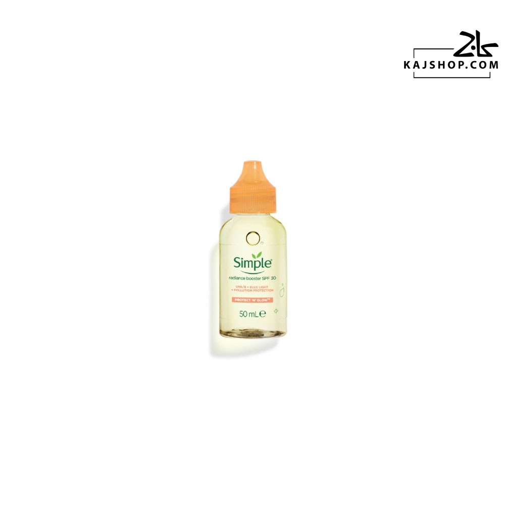 سرم روشن کننده و ضد آفتاب سیمپل SPF30
